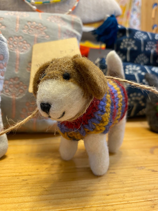 Fairtrade Jack in a jumper - felt