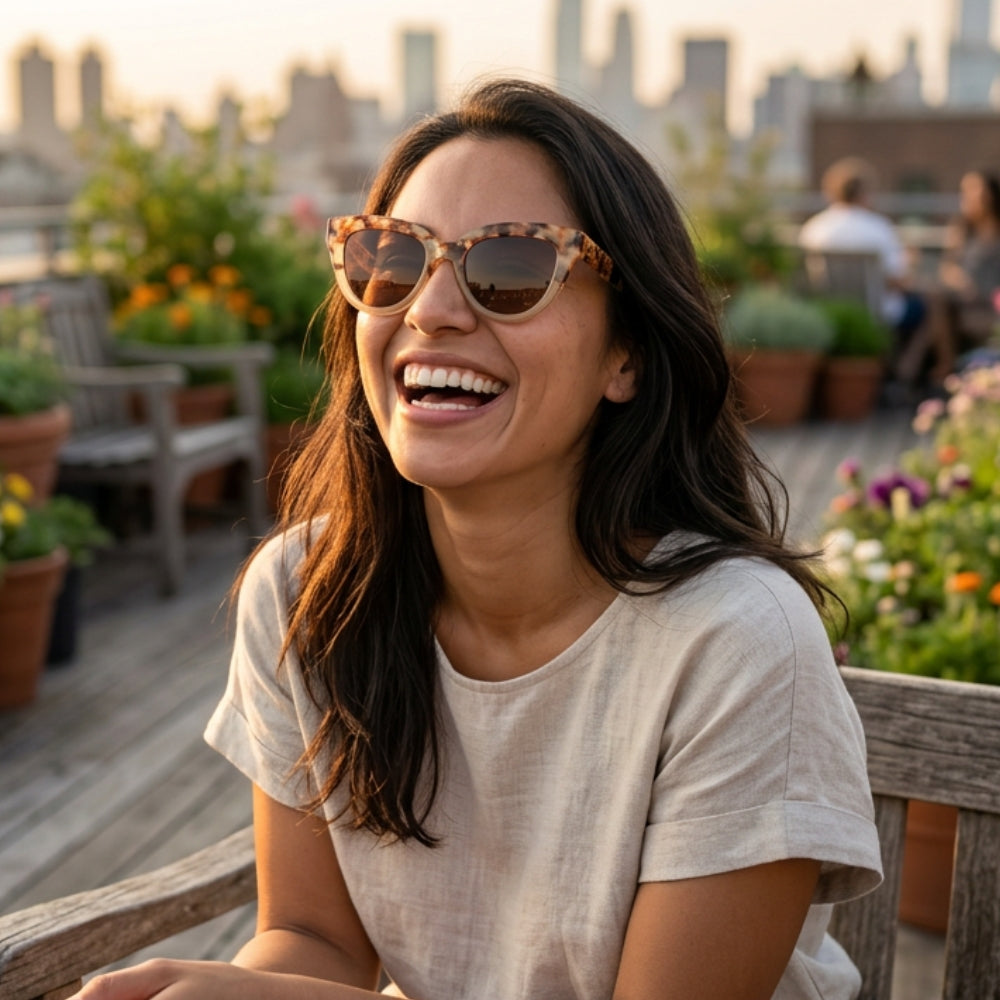 Flutter Desert Tortoiseshell Sunglasses