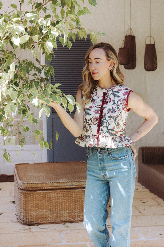 Carlota Waistcoat - Vintage Rose - Coming soon