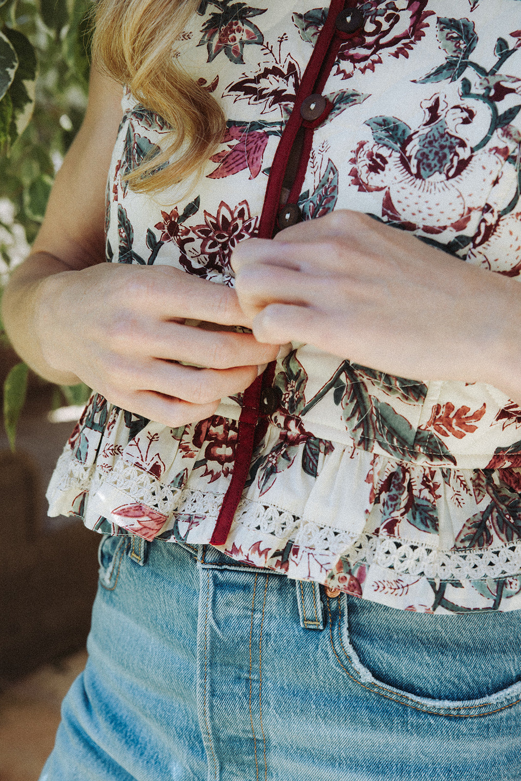 Carlota Waistcoat - Vintage Rose - Coming soon