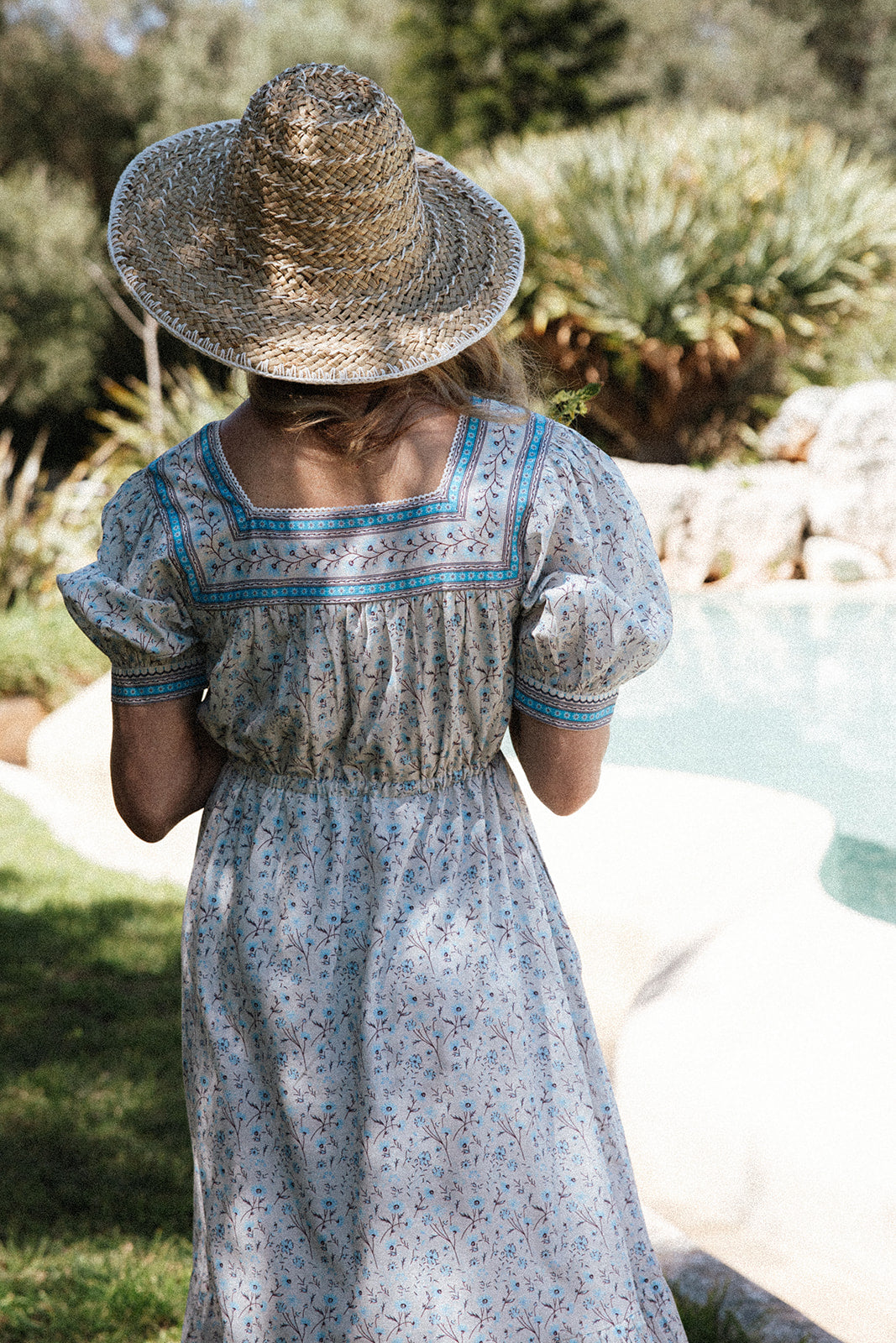 Flor del Camí Dress-Azul