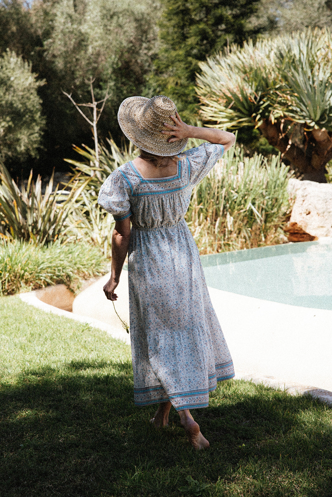 Flor del Camí Dress-Azul