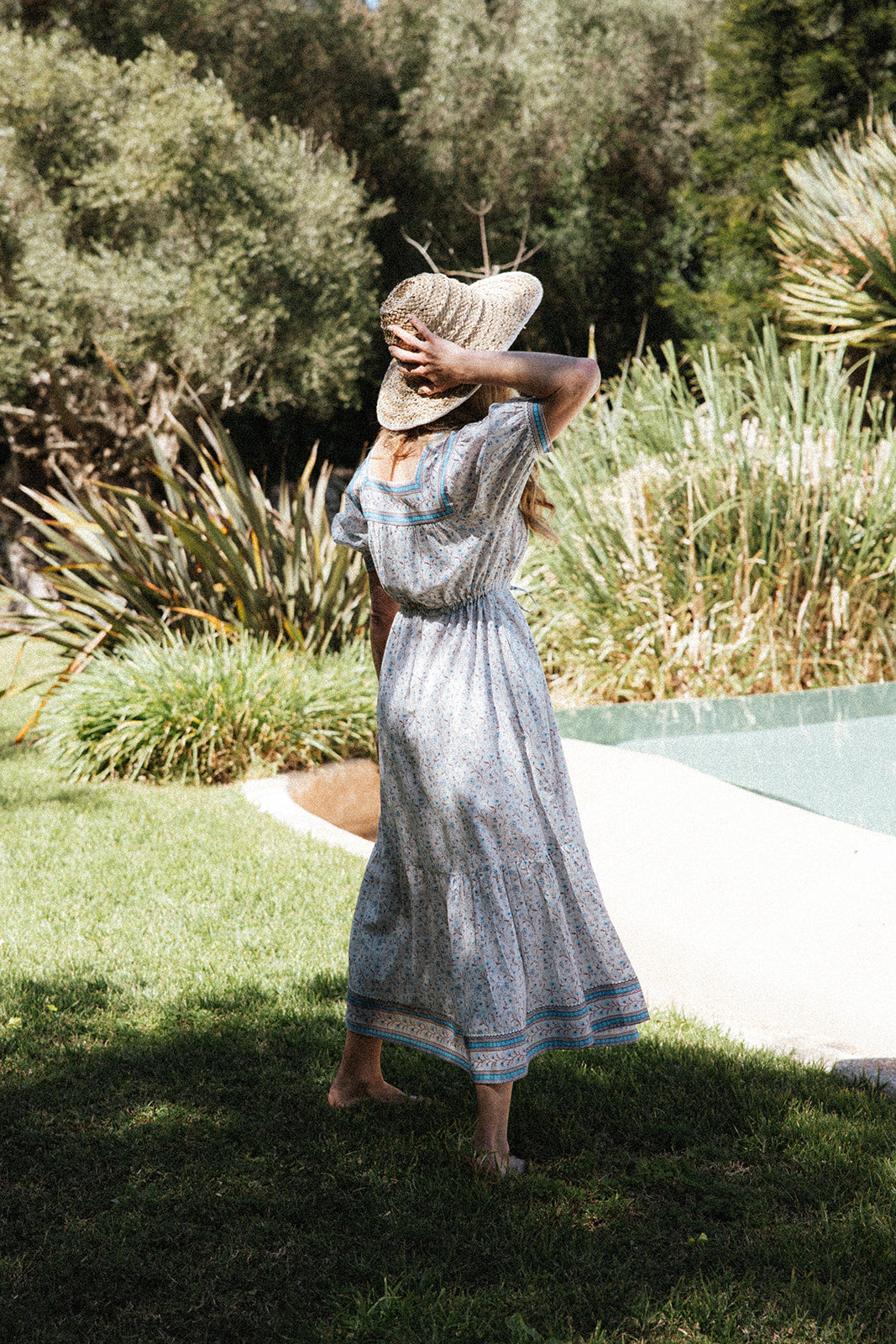 Flor del Camí Dress-Azul