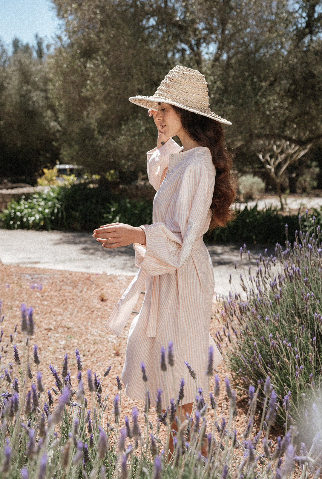 Bella Shirt Dress - Stripe