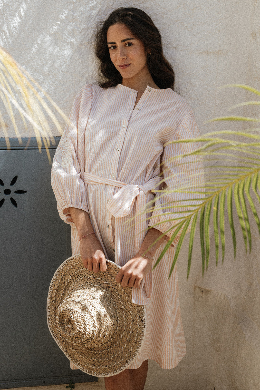 Bella Shirt Dress - Stripe