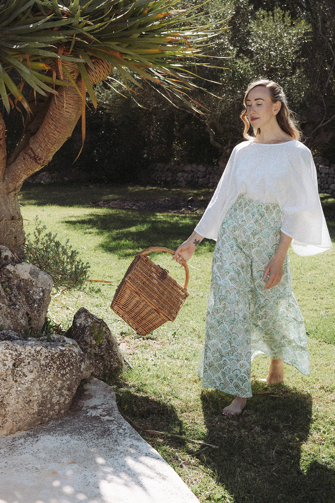 Sirena Shell Skirt - Pistachio -Coming Soon