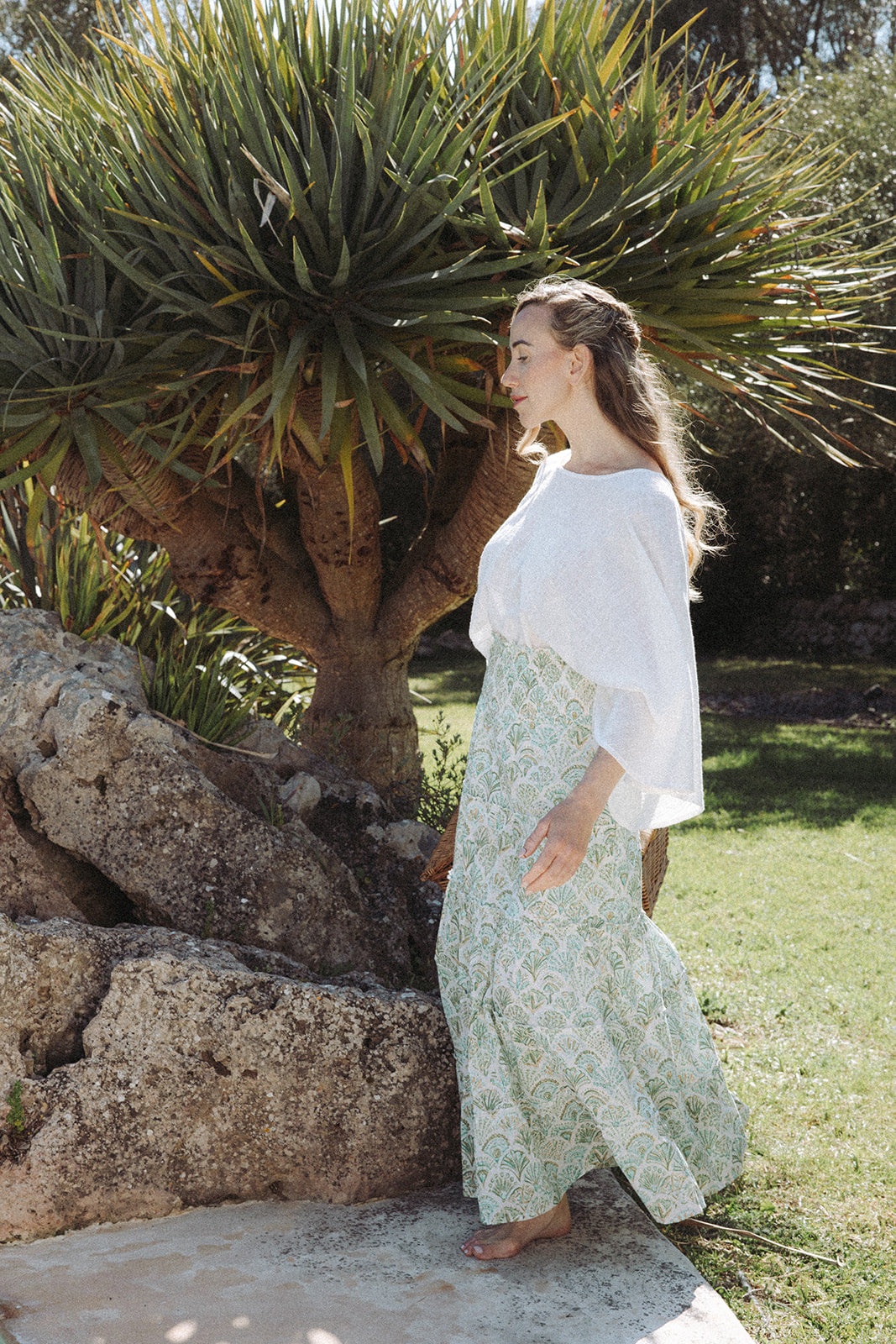 Sirena Shell Skirt - Pistachio -Coming Soon