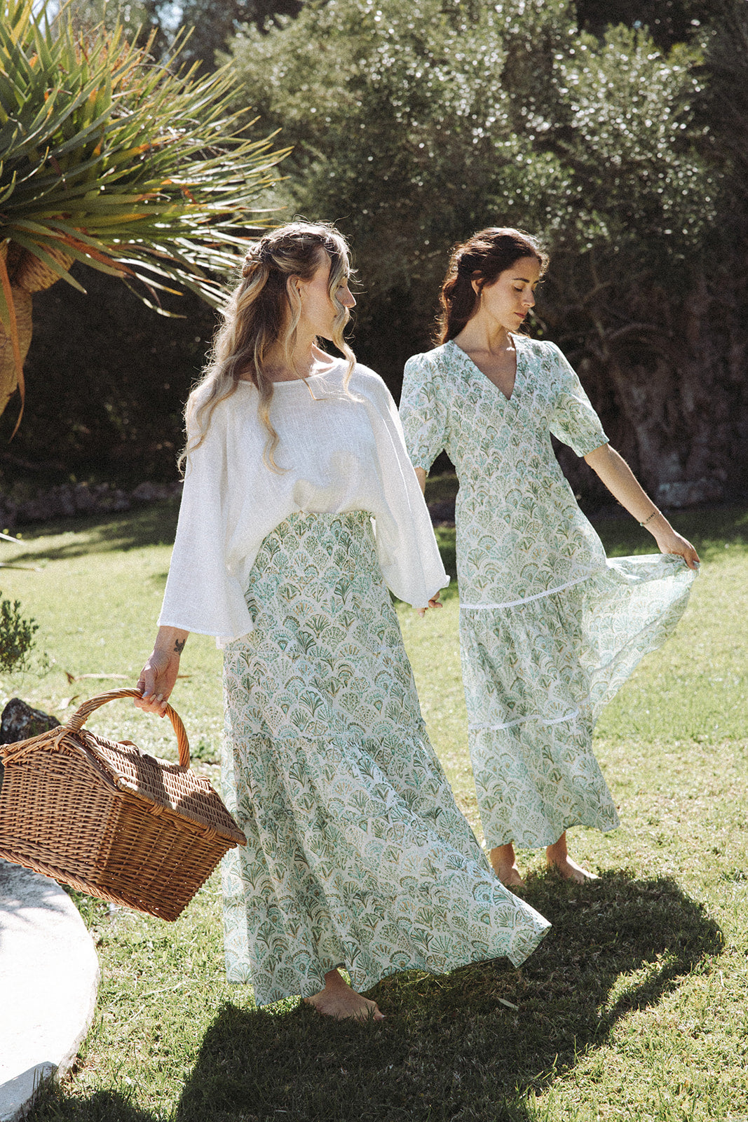 Sirena Shell Skirt - Pistachio -Coming Soon