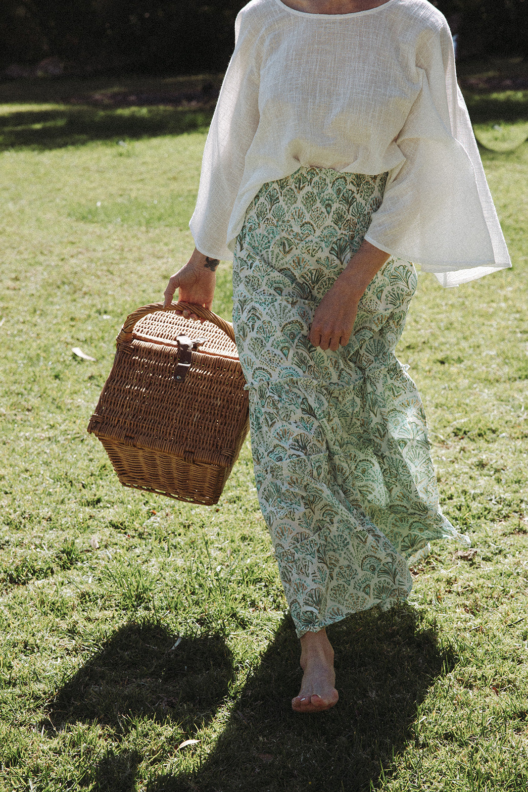 Sirena Shell Skirt - Pistachio -Coming Soon