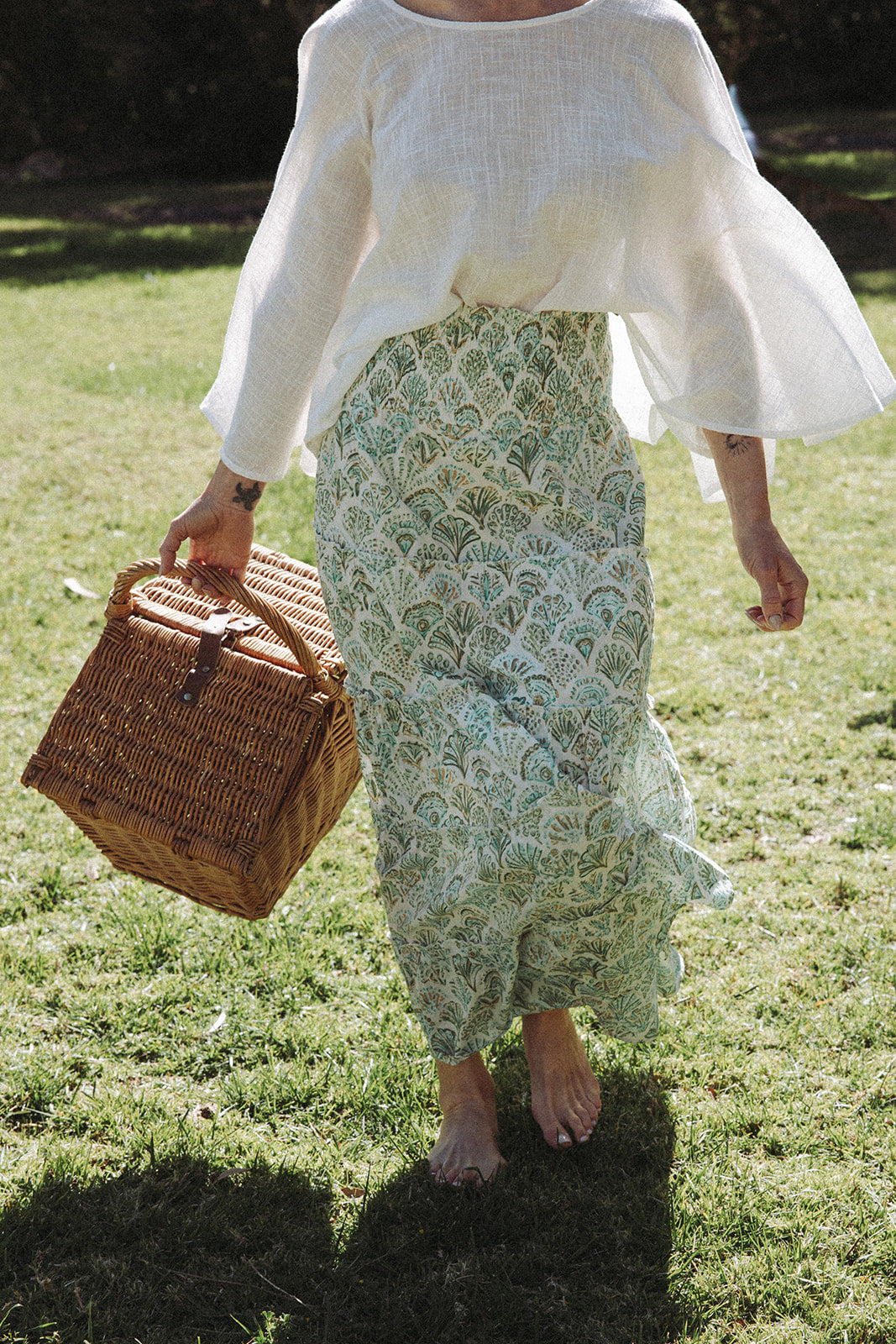 Sirena Shell Skirt - Pistachio -Coming Soon